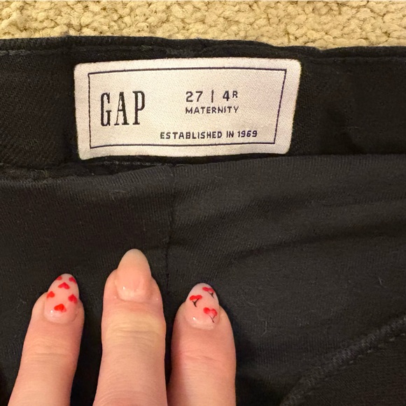 Wide leg, low rise, maternity denim GAP - Picture 4 of 4